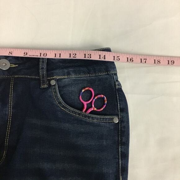 BLOOMCHIC 10 M Dark Wash High Rise 5-Pockets  Bootcut Jeans NWT B149 - Picture 5 of 10